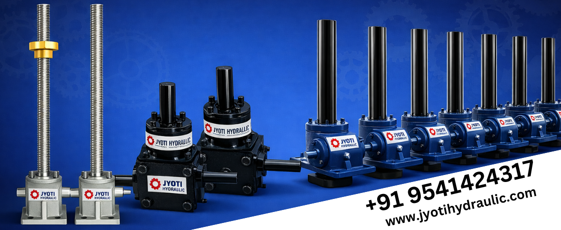 Worm Gear Screw Jack Manufacturer- Jyoti Hydraulic