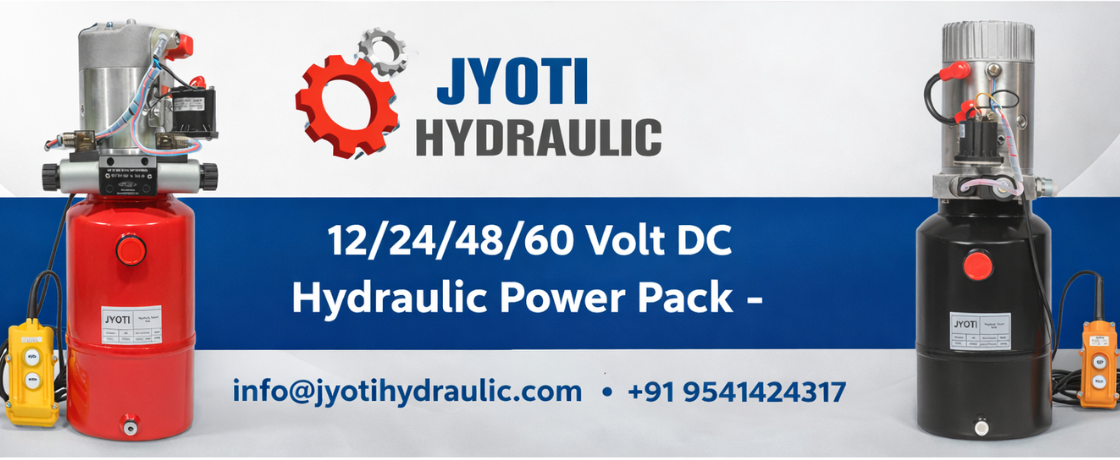 12V, 24V, 48V & 60V DC Hydraulic Power Pack Manufacturer in India