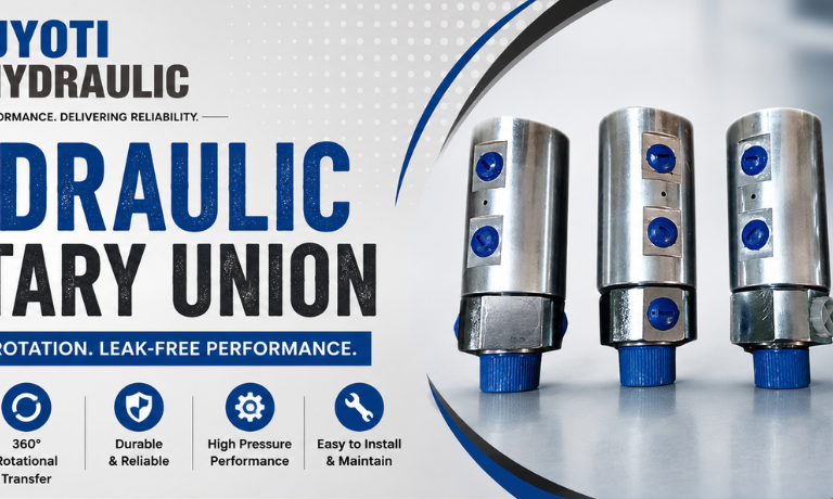 Hydraulic Rotary Union: Working Principle, Types & Applications – Jyoti Hydraulic