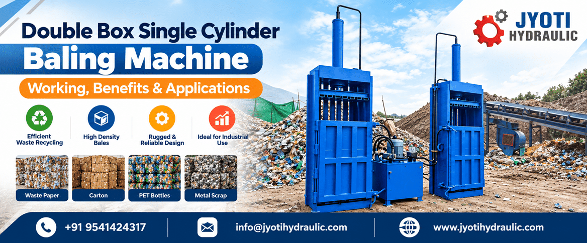 Jyoti Hydraulic Baling Machine Banner